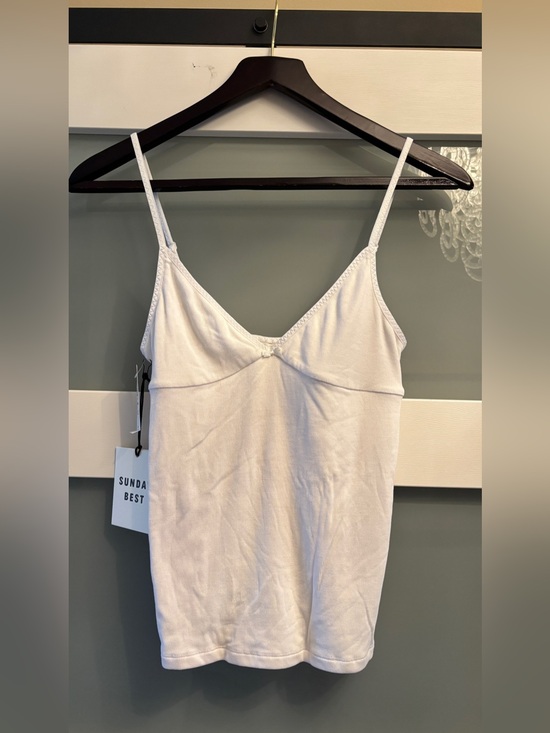 Sunday Best Tops - Aritzia Sunday Best Sargasso Ribbed Cami Tank Size Small New NWT